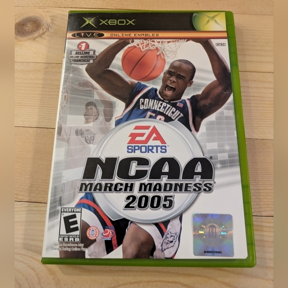 NCAA March Madness 2005 for Xbox - Green Case Pre-owned - Picture 1 of 6
